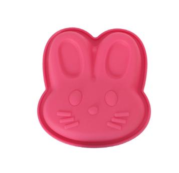 Silicone Rabbit Face Cake Mold Baking Mold Jelly Pudding Mold