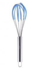 Silicone dipped whisk with S/S handle,Very Sturdy Kitchen Stainless Steel Whisk