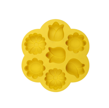 Silicone Flower Shape Cake Mold Baking Pan Jelly Pudding Ice Cube Mold DIY Soap Mold