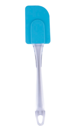 Silicone spatula with PS handle