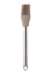 Silicone brush with SS tube handle