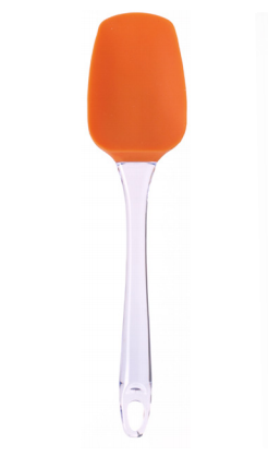 Silicone spatula with PS handle