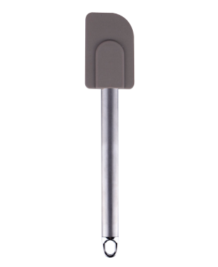 Silicone spatula with SS tube handle