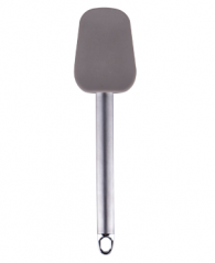 Silicone spatula spoon with SS tube handle