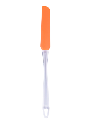 Silicone long spatula with PS handle