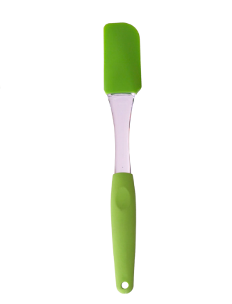 Silicone small spatula with TPR handle