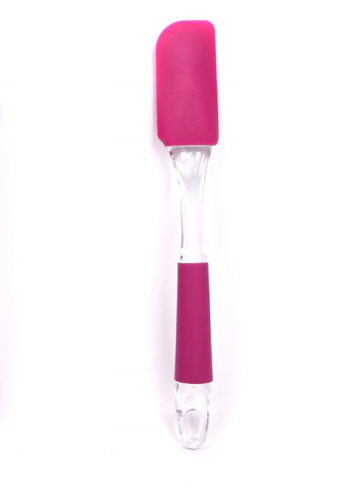 Silicone small spatula with PS and TPR handle