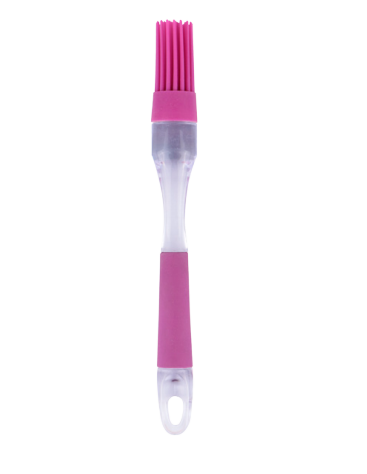 Silicone round brush with PS and TPR handle