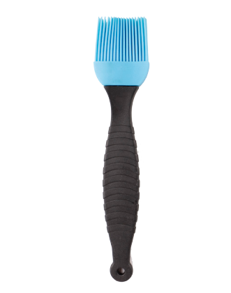 S shape silicone brush with PP handle