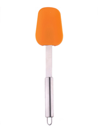 Silicone spatula spoon with SS tube handle