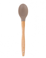 Silicone Spoon with wooden handle