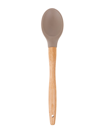 Silicone Spoon with wooden handle