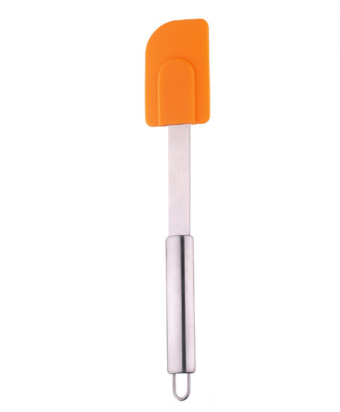 Silicone spatula with SS tube handle