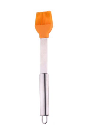 Silicone brush with SS tube handle