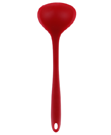 Silicone mini soup ladle with nylon insert