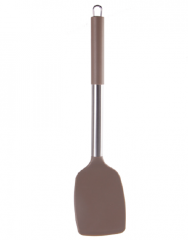 Silicone solid turner with silicone tube handle