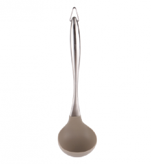 Silicone soup ladle with SS handle