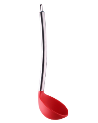 Silicone Soup Ladle with SS tub handle