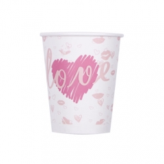 Valentine's Day paper cup