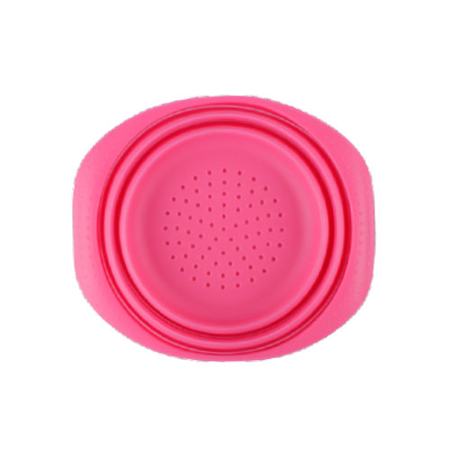 Silicone collapsible colander Silicone kitchen Strainer Space-Saver Folding Strainer