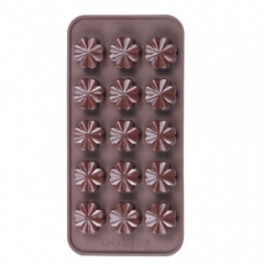 Silicone 15 holes flower chocolate mould candy mould baking mould