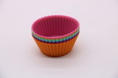 Silicone Round Baking Cups,Muffin Cake Mold,Cupcake Liners